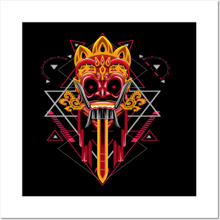 barong bali Posters and Art